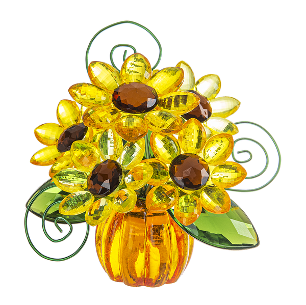 Sunflower Pumpkin POSY POT