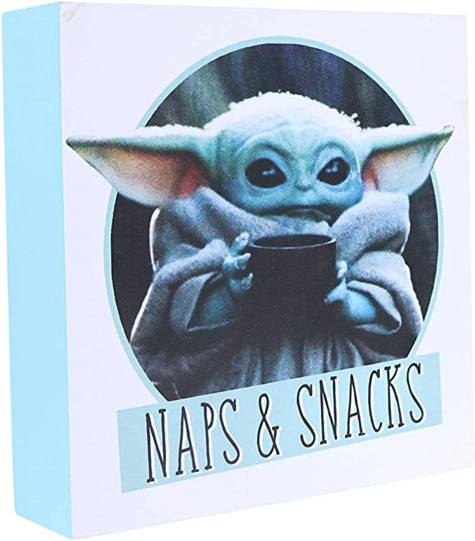 Star Wars Naps and Snacks Box Wall Sign