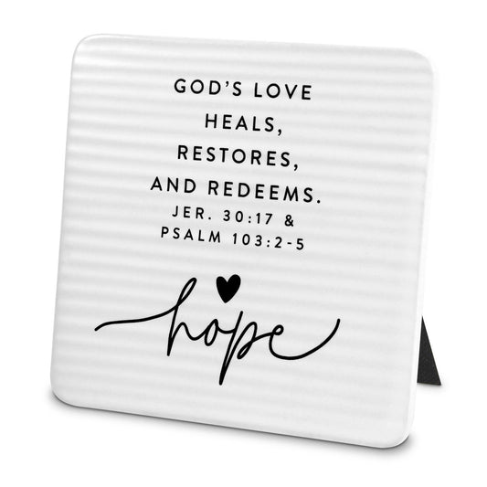 God's Love Heals..Plaque