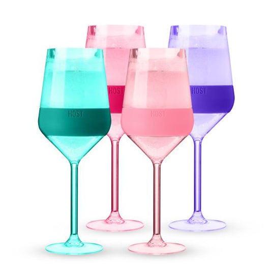 Wine FREEZE Stemmed Cooling Cups (set of 4)