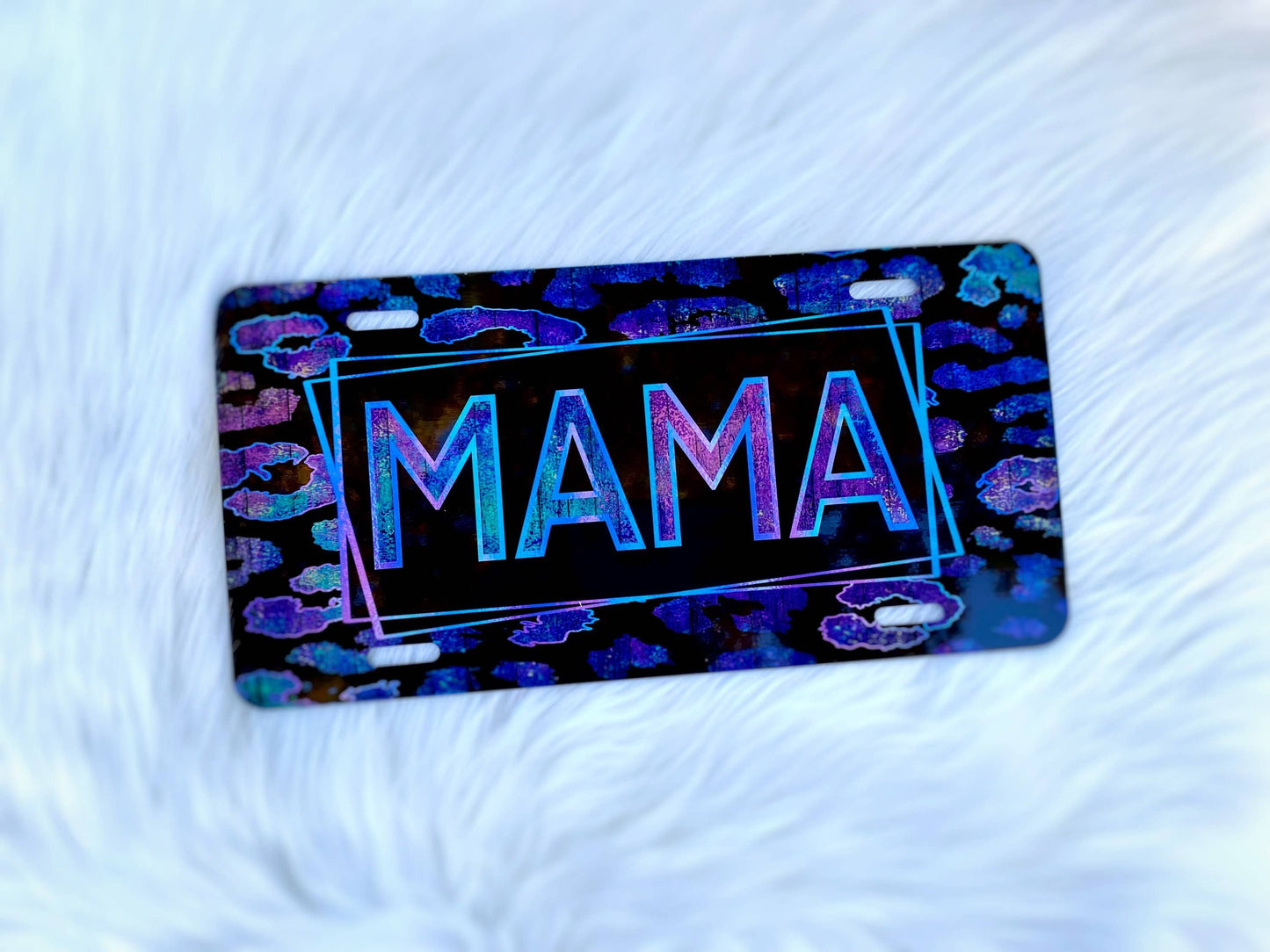 Mama Leopard License Plate