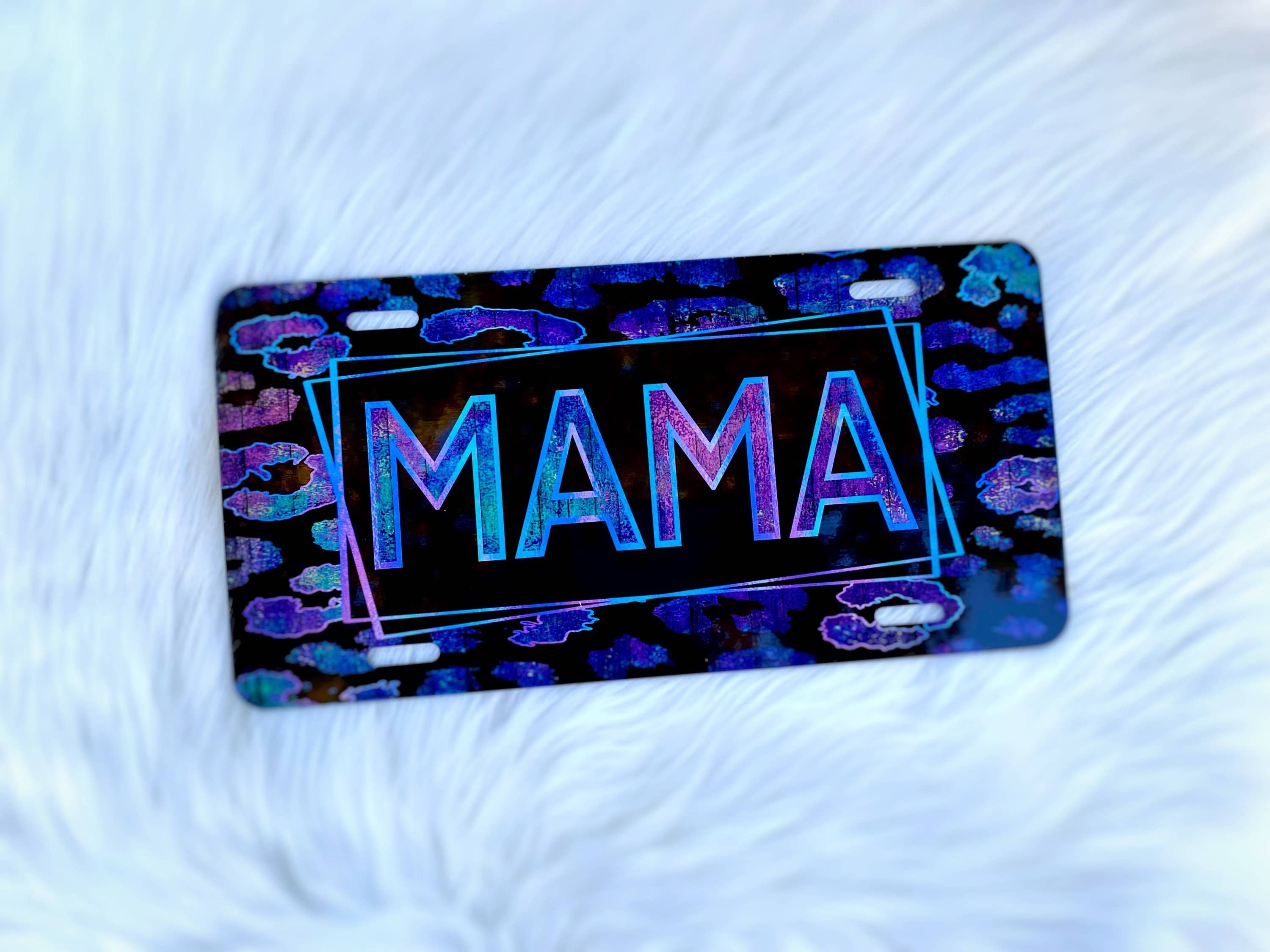 Mama Leopard License Plate