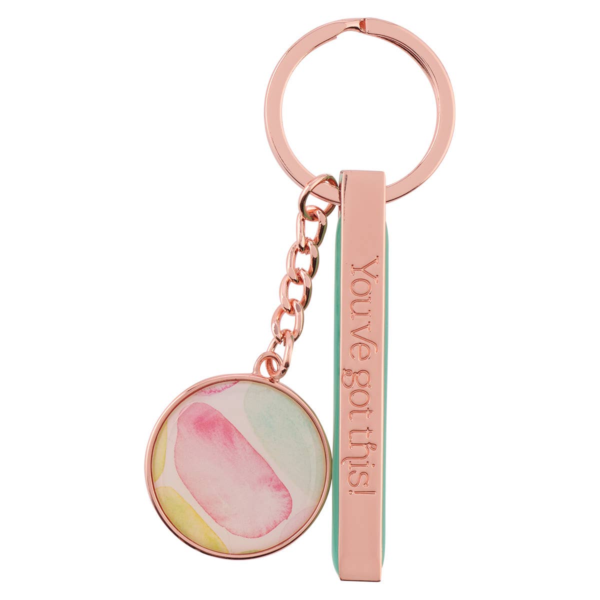 You’ve Got This Rose Gold Key Ring