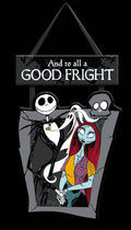 And To All a Good Fright..Nightmare Before Christmas 2pc Hanging Sign