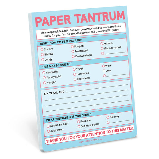 Paper Tantrum Nifty Note Pad