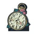 Alice in Wonderland Clock Box Sign
