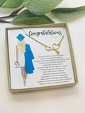Gold Nursing Student Necklace