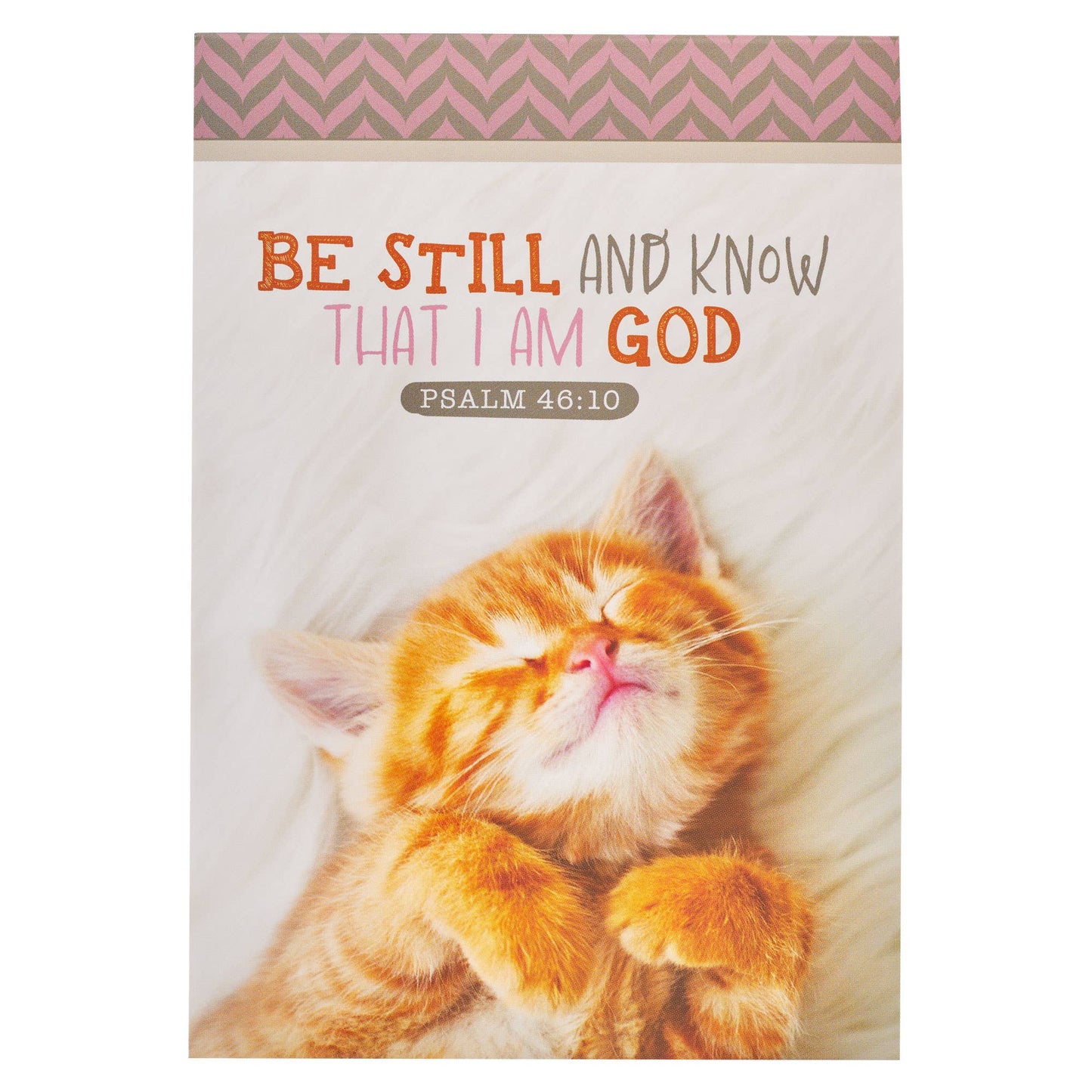 Be Still and Know... Kitten Notepad