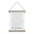 I Love You the Most..Sign