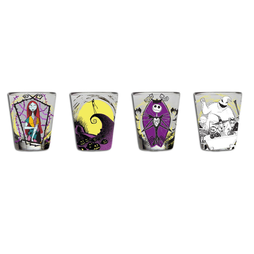 Nightmare Before Christmas 4pc. Mini Glass Set