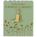 Charm Garden Gold Cowboy Boot