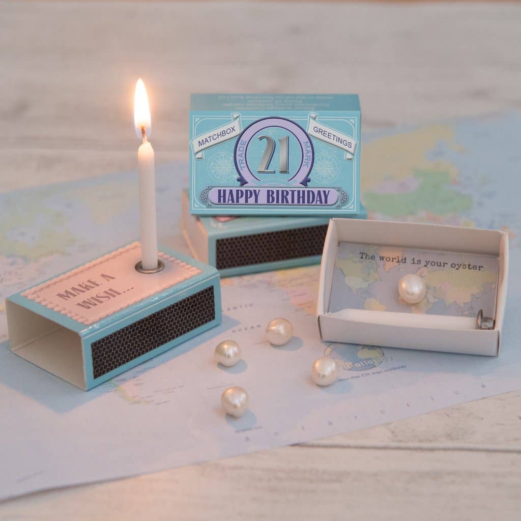 Happy 21st  Birthday In A Matchbox