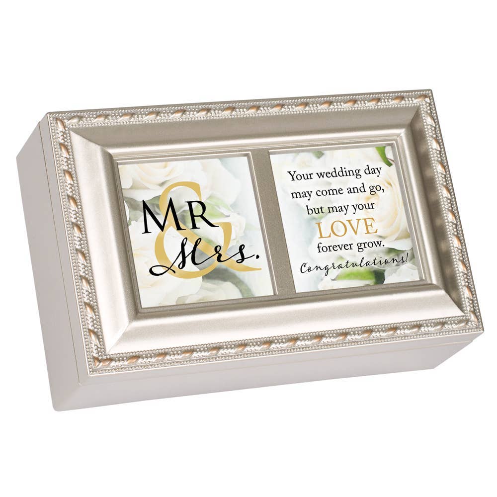 Mr & Mrs Forever Congratulations Music Box