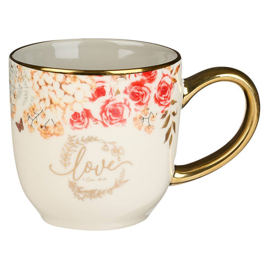 Love Floral Ceramic Mug
