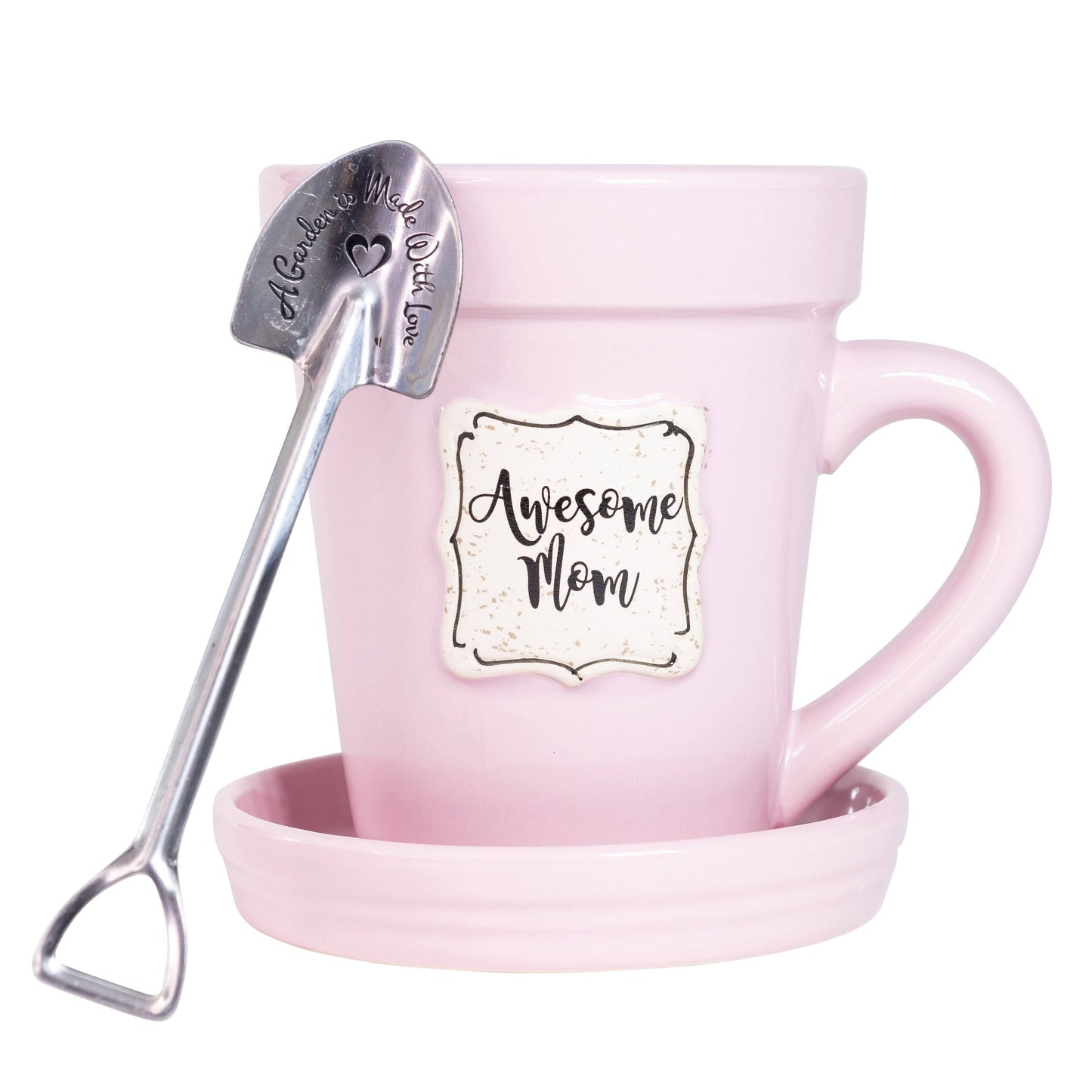 Awesome Mom Flower Pot Mug