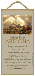 Advice from Arizona Wood Sign