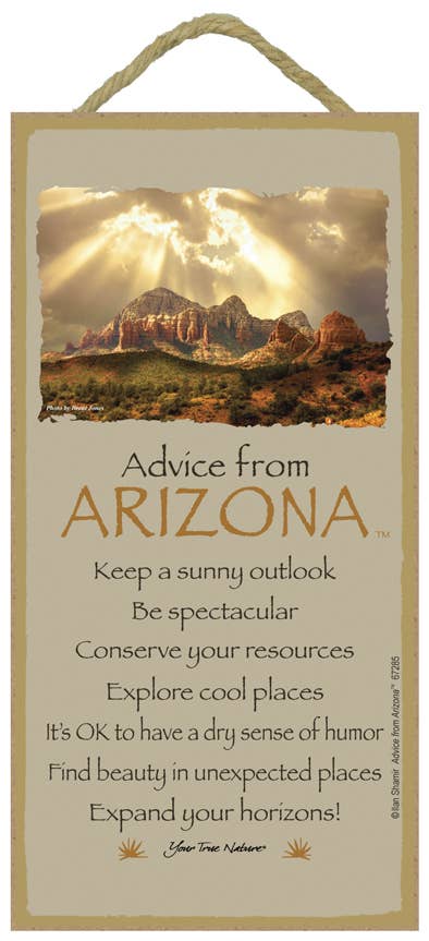Advice from Arizona Wood Sign