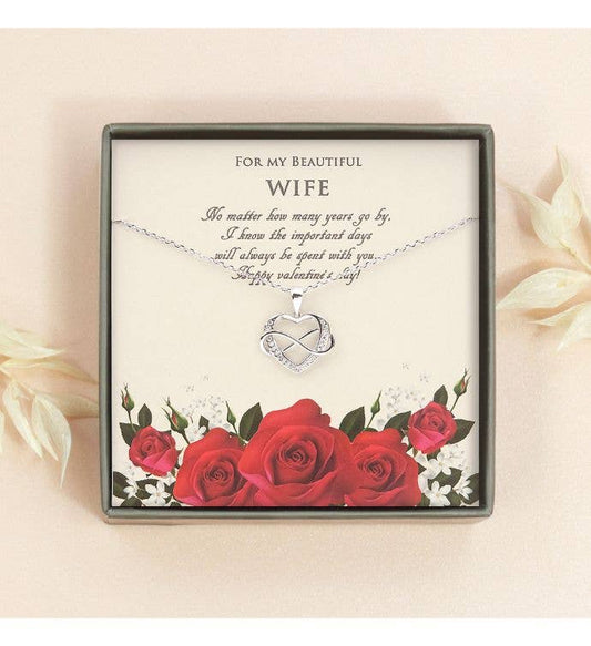 For My Beautiful Wife Valentine's Necklace