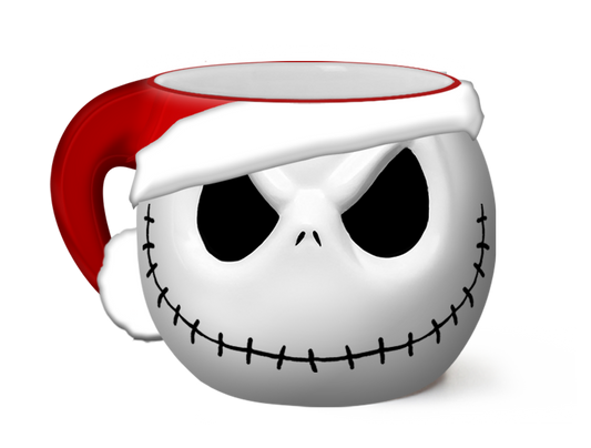 Nightmare Before Christmas Santa Hat Sculpted Mug