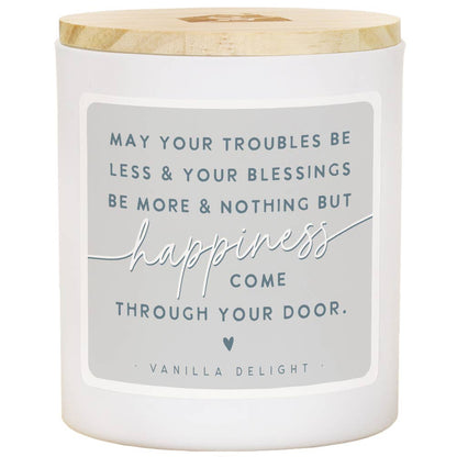 May Your Troubles Be Less..Vanilla Delight Candle