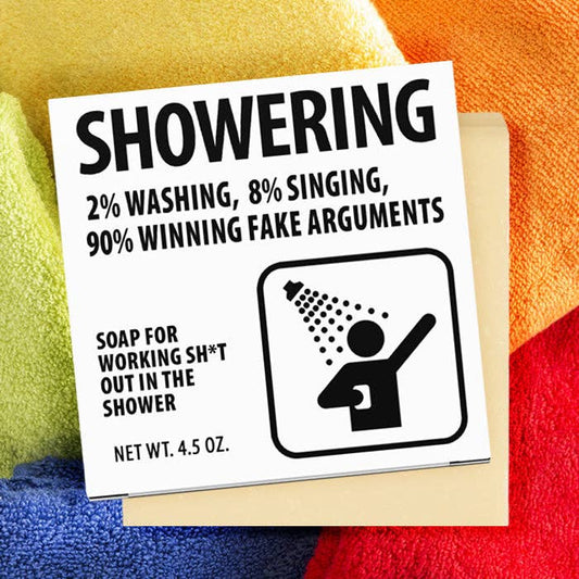 Totally Cheesy - Winning Fake Arguments in the Shower Soap Funny Novelty Gift