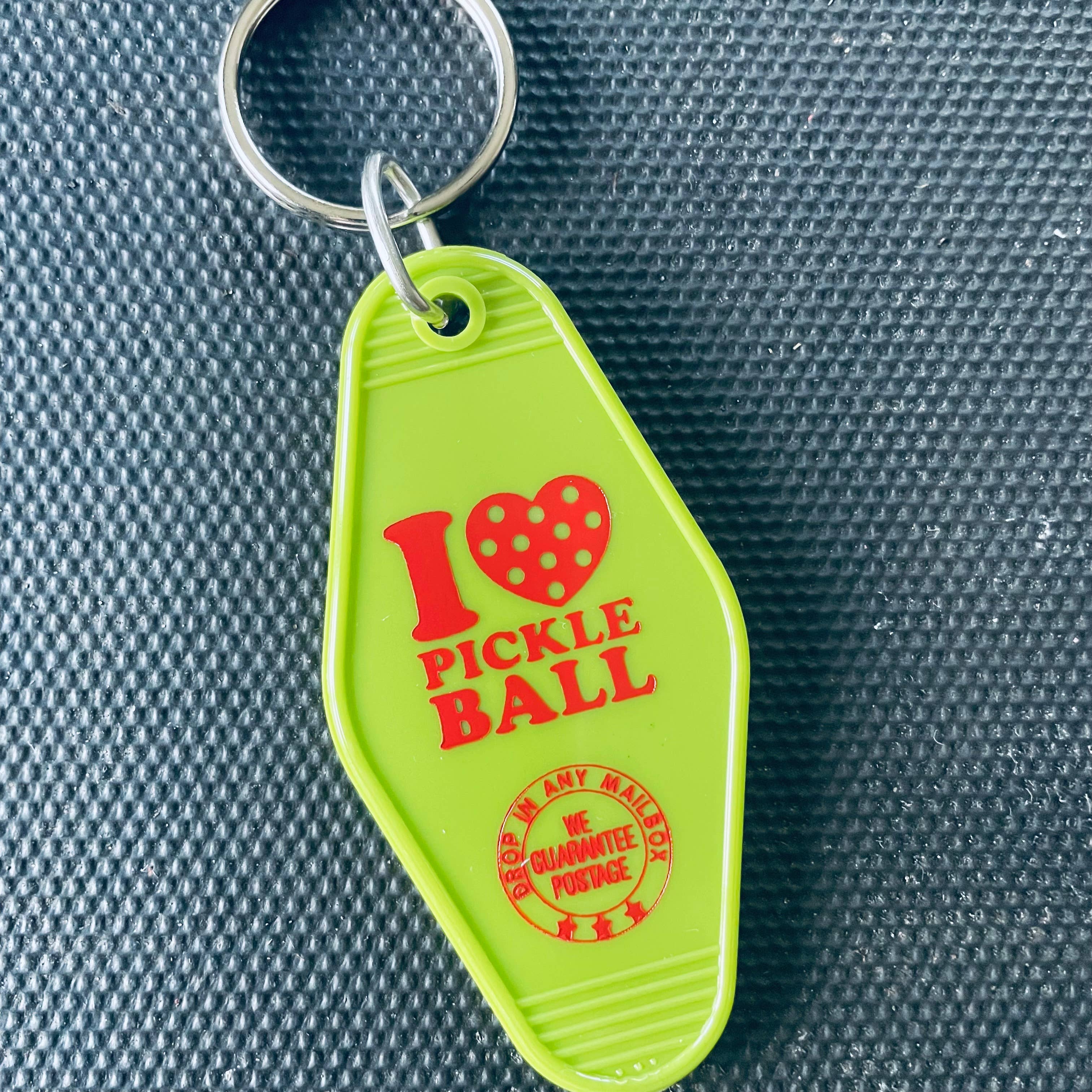 I Heart Pickleball Motel Key Fob