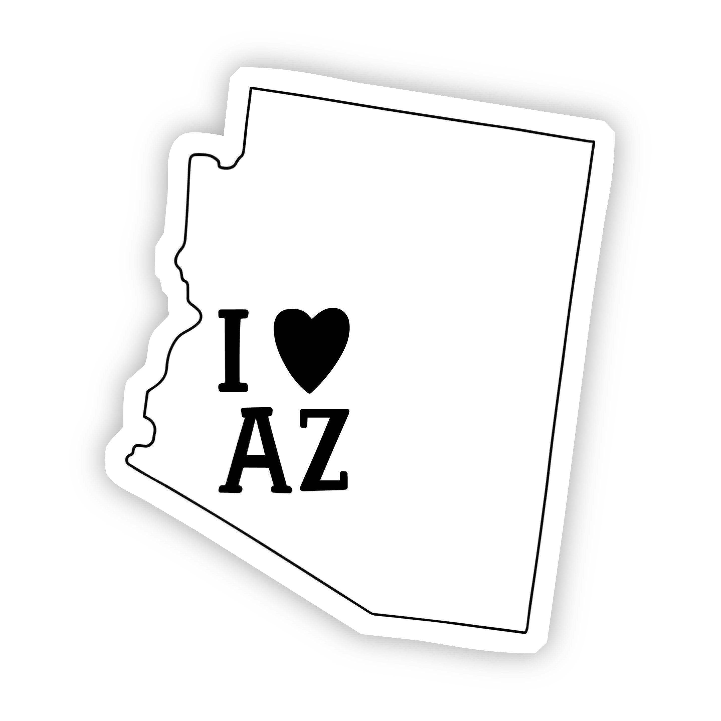I Love Arizona Sticker