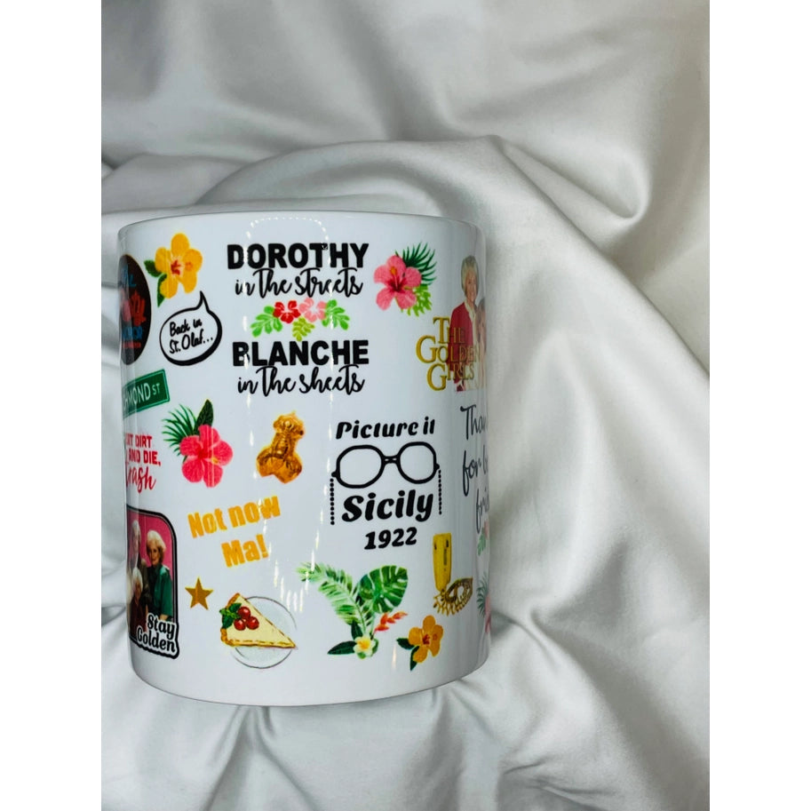 Golden Girls Stay Golden 11oz Coffee Mug Thank you for being a Friend