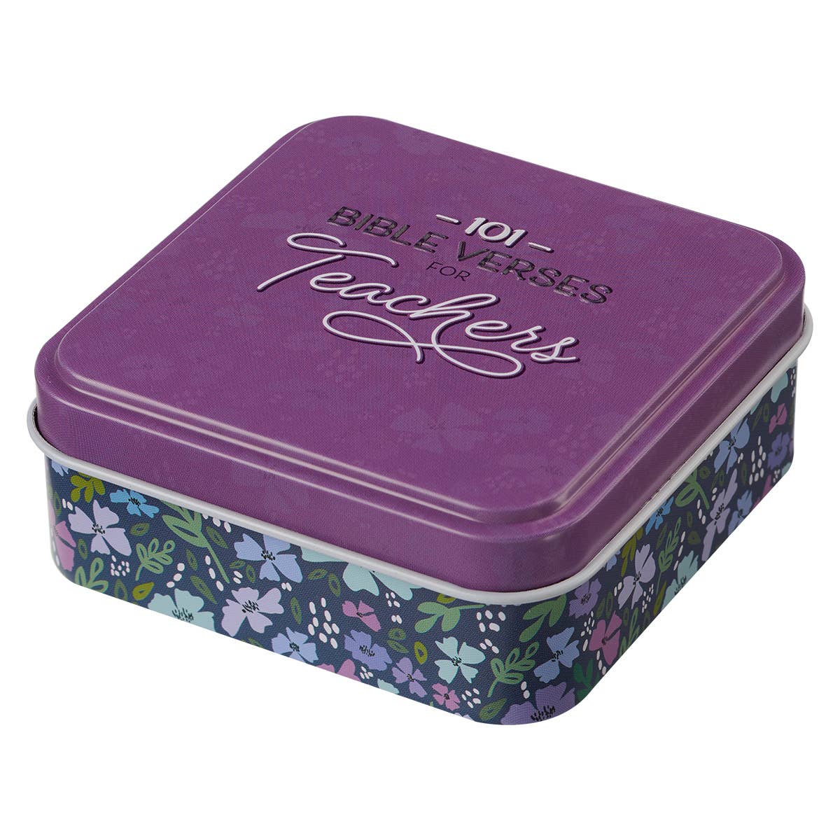 101 Bible Verses for Teachers Purple Scripture Cards