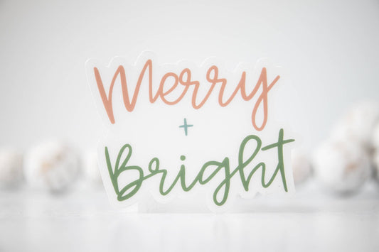 Merry & Bright Sticker