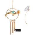 Dolphin w/ Ball Decorative Wind Chime 24K Gold Plated