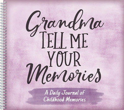Grandma, Tell Me Your Memories Soft Cover Journal