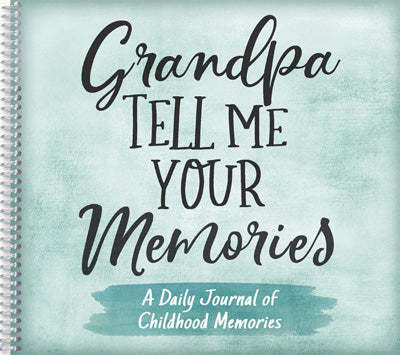 Grandpa, Tell Me Your Memories Softcover Journal