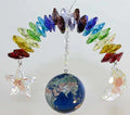 Crystal Earth Moon Star Rainbow