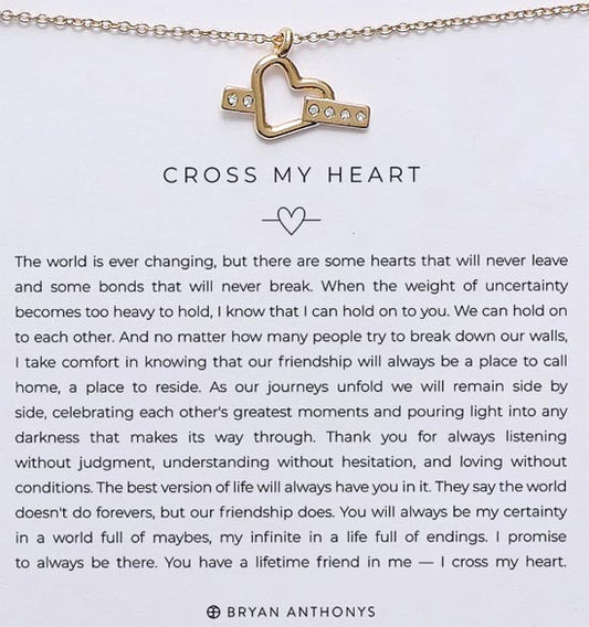 Cross My Heart Bryan Anthony’s Necklace