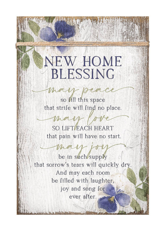 New Home Blessing..Wood Plaque