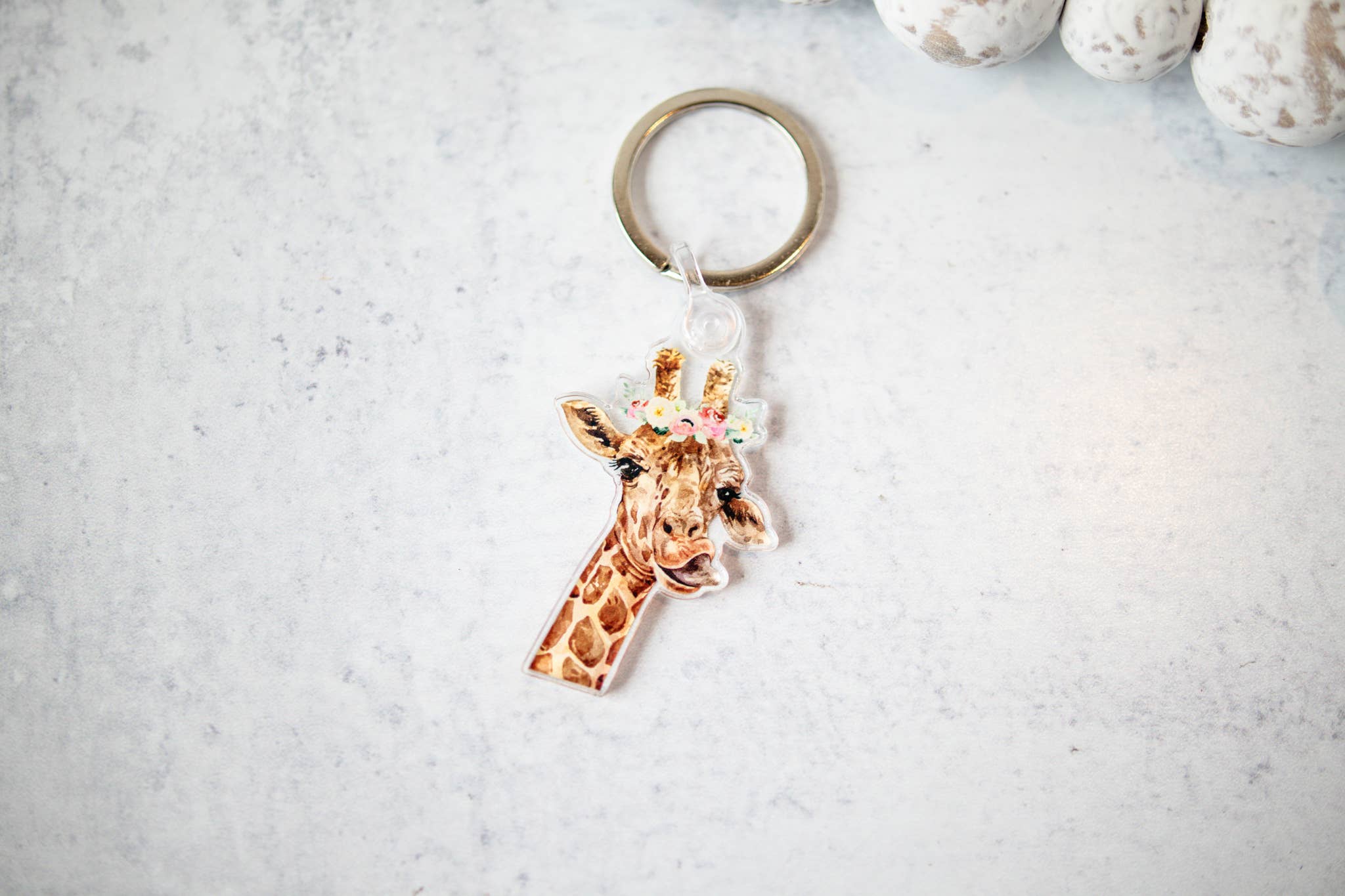 Giraffe Keychain
