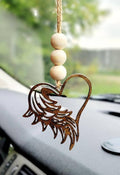 Angel Wing Car Charm Ornament