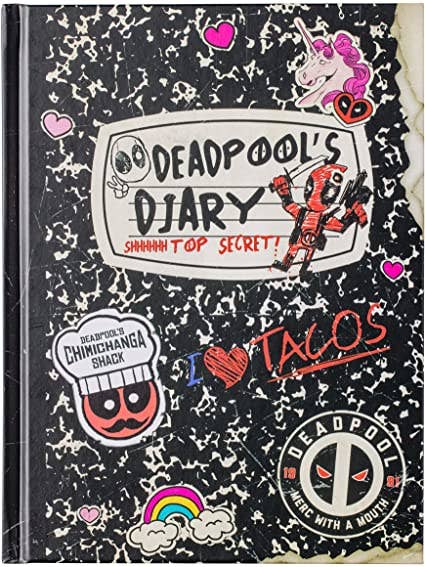 Marvel Deadpool Doodle Sticker Hard Cover Journal