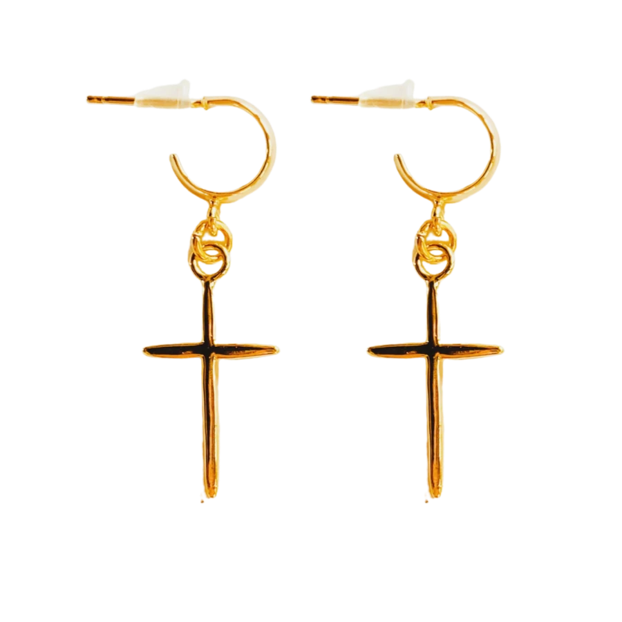 Freya Cross Earrings