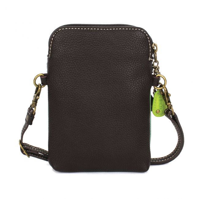 Cactus Dazzled Cellphone Crossbody Teal