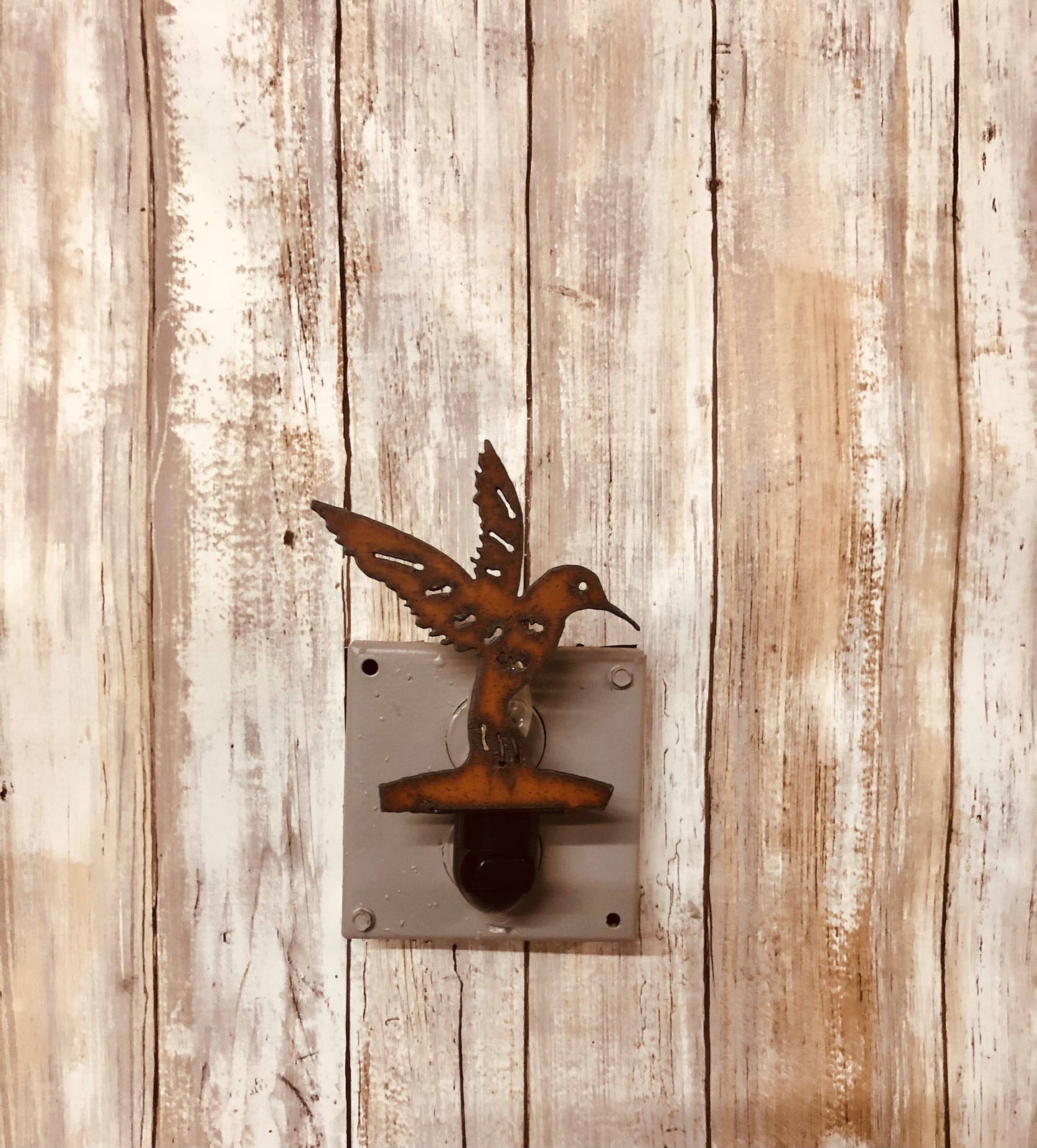 Hummingbird Rustic Nightlight