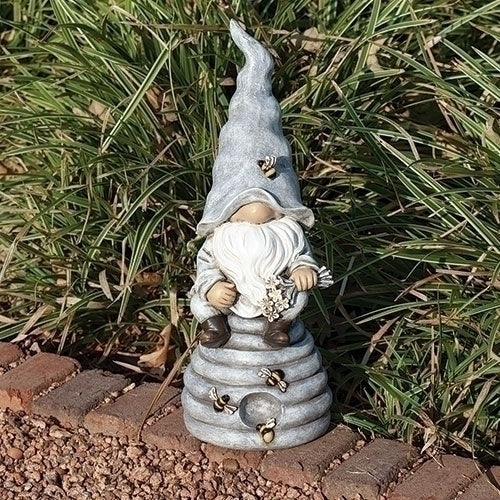 Gnome with Bee Statue