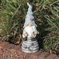 Gnome with Bee Statue