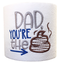Dad Embroidered Toilet Paper