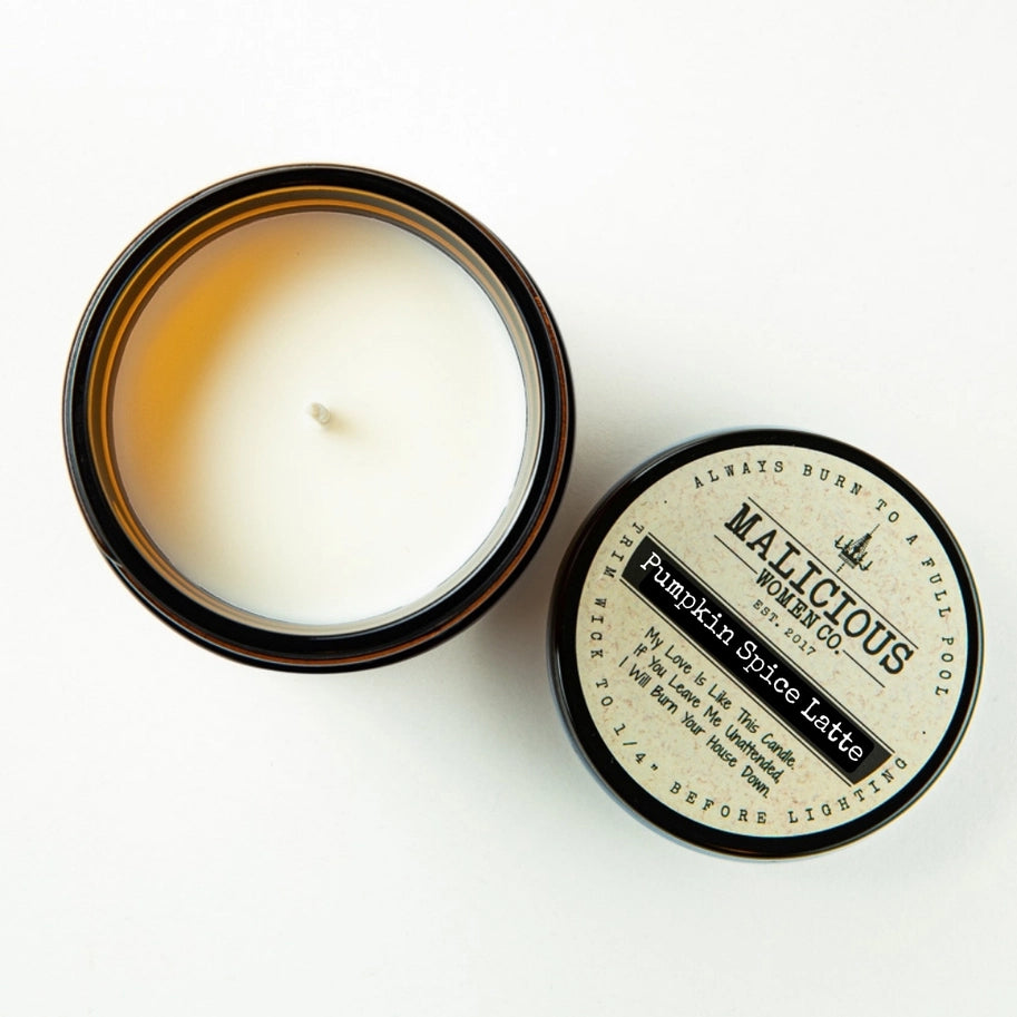 Malicious Women Candle Co - Basic Bitch Acceptance-Infused with Pumpkin Spice Everything