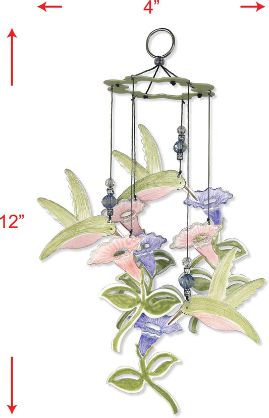 Hummingbird and Flowers Chime