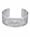 Fearless Stainless Steel Cuff Bracelet