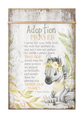 Adoption Prayer Wood Sign