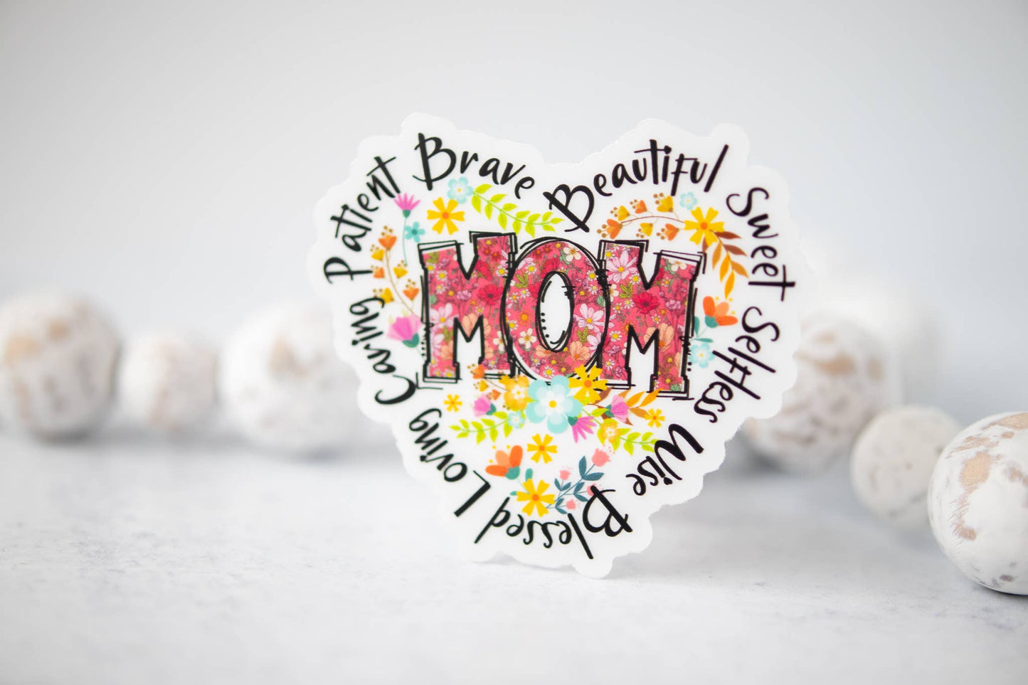 Mom Patient Brave Beautiful..Sticker